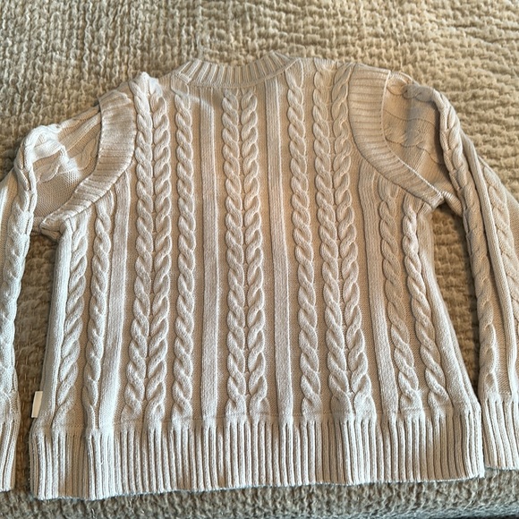 Calvin Klein Jeans ecru/beige sweater - size large - Picture 5 of 5